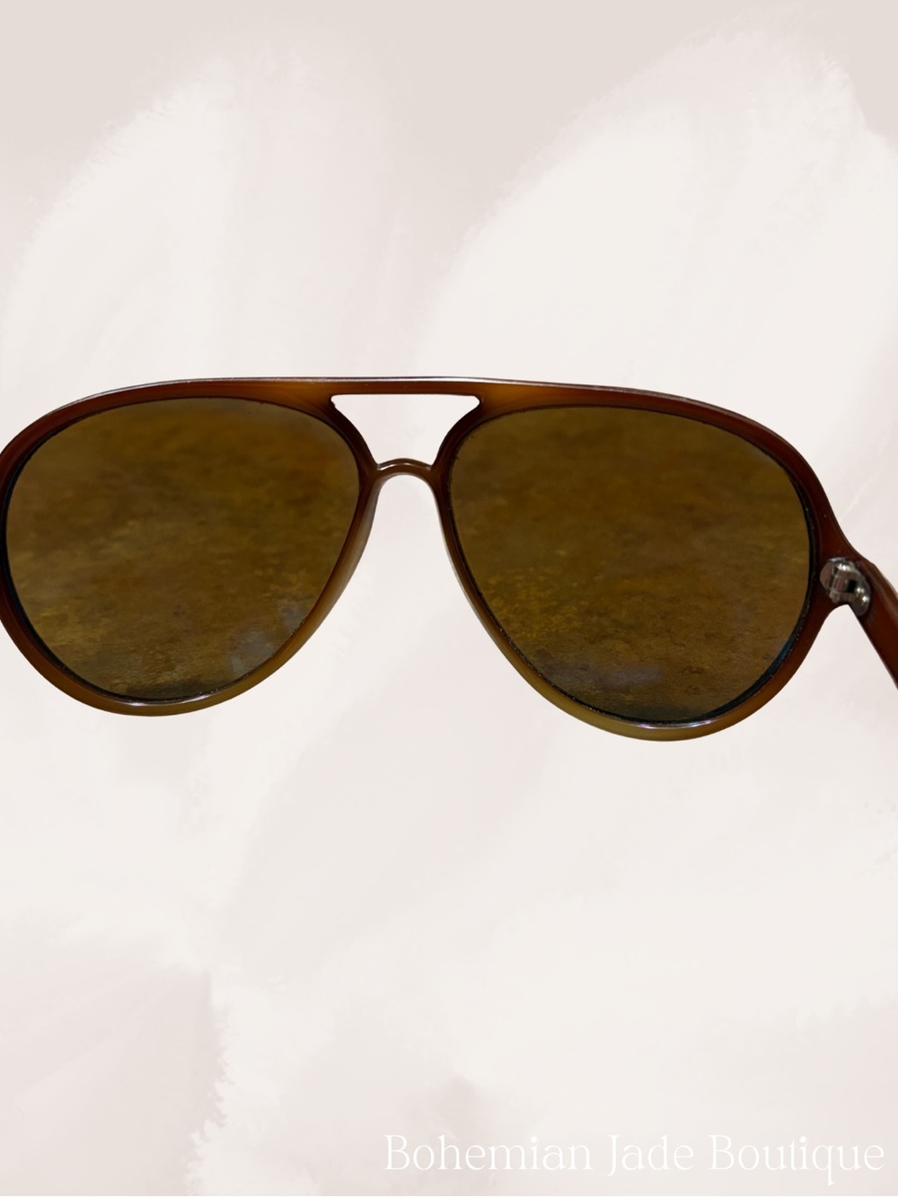 Vintage Vuarnet Brown Aviator Sunglasses Made in France 145mm - Picture 2 of 7